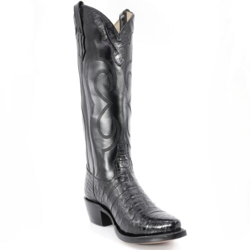 Women's Black Caiman Belly