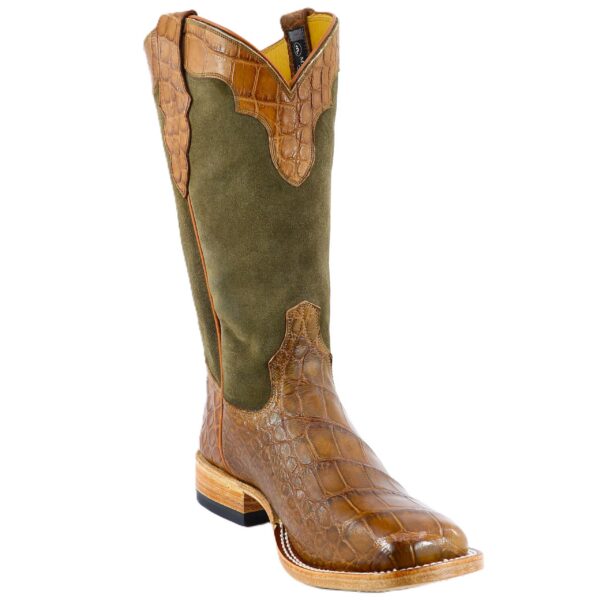 Men's Burnished Cognac Giant Gator